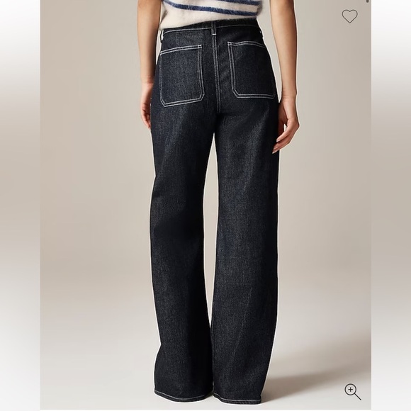 J. Crew Camp-pocket wide leg jean Dark Rinse - Picture 3 of 11